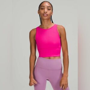 Lululemon Power Pivot Tank Sonic Pink size 6